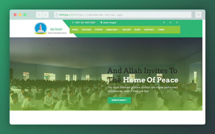 Website Abudarda Boarding School