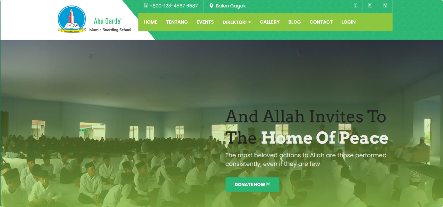 Website Abudarda Boarding School