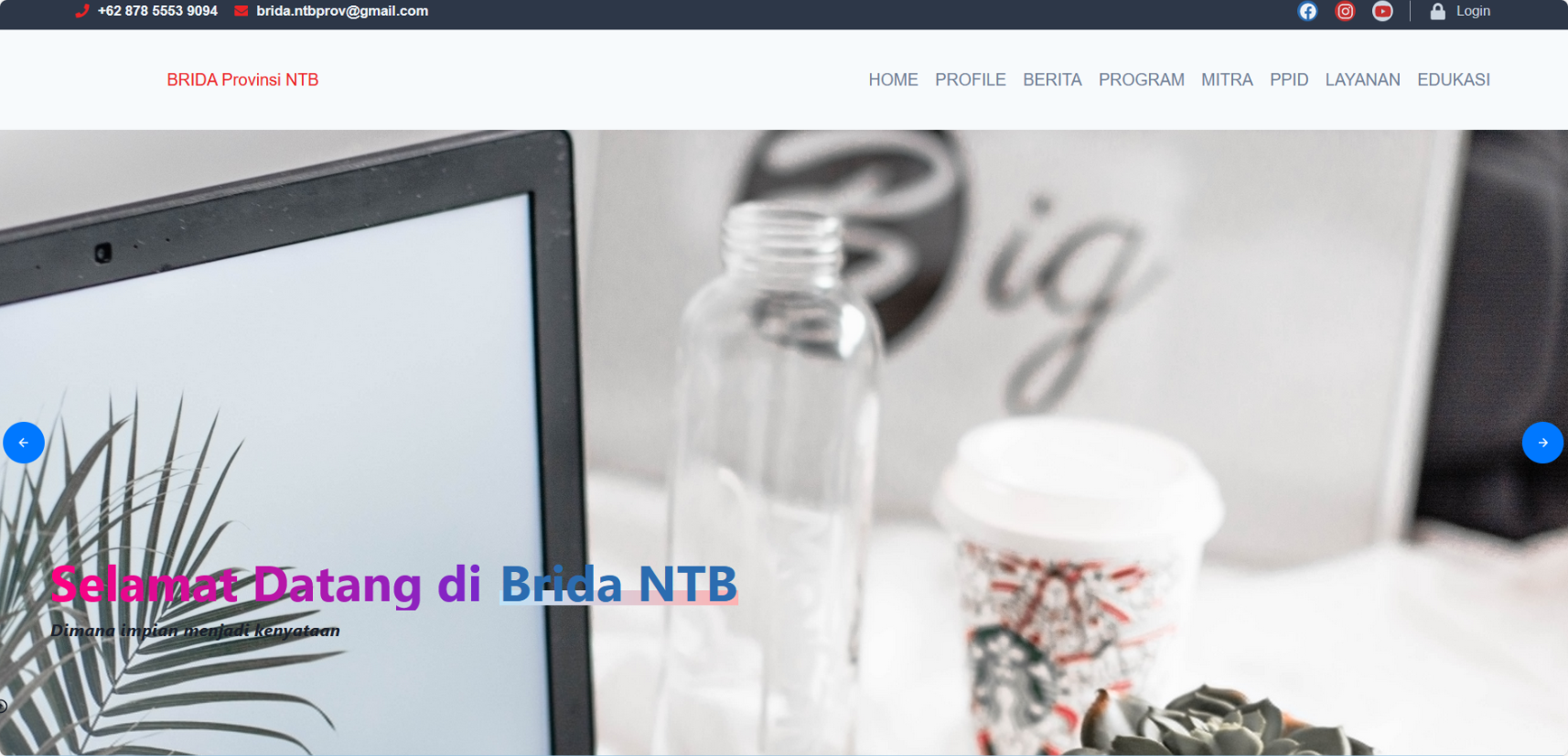 Remake Website Brida NTB